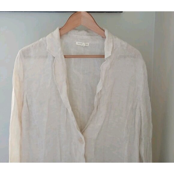 Eileen Fisher 100% Linen Blazer Jacket - Picture 2 of 10